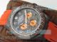 Swiss Automatic Rolex Daytona Carbon Fiber Replica Watch Orange Leather Strap (4)_th.jpg